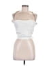 Love By Design Silver Sleeveless Top Size L - photo 1