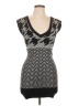 Killah Chevron-herringbone Gray Cocktail Dress Size L - photo 1
