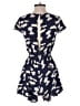 Charming Charlie 100% Rayon Floral Blue Romper Size S - photo 2