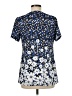 Unbranded Blue Short Sleeve Blouse Size M (estimated) - photo 2