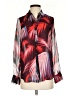 Matthew Williamson 100% Silk Print Red Long Sleeve Silk Top Size UK 8 / US 4 - photo 1