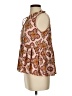 Ann Taylor LOFT 100% Polyester Pink Brown Sleeveless Blouse Size XS - photo 5