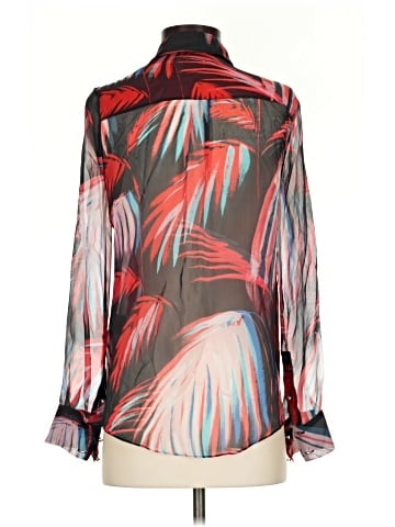 Matthew Williamson Long Sleeve Silk Top (view 2)