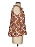 Ann Taylor LOFT 100% Polyester Pink Brown Sleeveless Blouse Size XS - photo 4