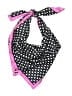 J.Crew 100% Silk Polka Dots Pink Silk Scarf One size - photo 1