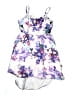Emily Rose 100% Polyester Floral Purple Dress Size 14 - photo 1