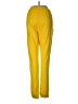 Unbranded Solid Yellow Casual Pants Size M - photo 2