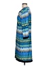 Studio One Print Blue Casual Dress Size L - photo 5