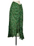 Max Studio 100% Polyester Paisley Green Casual Skirt Size S - photo 1