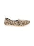 TOMS Animal Print Ivory Tan Flats Size 8 - photo 1