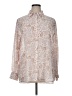 Zara Paisley Ivory Long Sleeve Blouse Size XL - photo 1