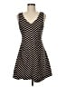 Monteau Chevron-herringbone Black Casual Dress Size M - photo 1