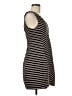 Monteau Chevron-herringbone Black Casual Dress Size M - photo 4