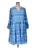 Three Sixty Five 100% Viscose Blue Casual Dress Size 1X - photo 1