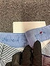 Talbots Checkered-gingham Stripes Blue Casual Pants Size 8 - photo 4