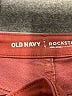 Old Navy Color Block Burgundy Jeans Size 6 - photo 4