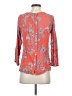 Caslon 100% Rayon Orange 3/4 Sleeve Blouse Size S - photo 2