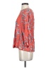 Caslon 100% Rayon Orange 3/4 Sleeve Blouse Size S - photo 5