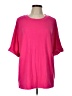 Unbranded Pink 3/4 Sleeve T-Shirt Size L - photo 1