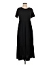 Anrabess Solid Black Casual Dress Size S - photo 1