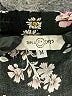 Three Days 100% Rayon Floral Black Cocktail Dress Size M - photo 7