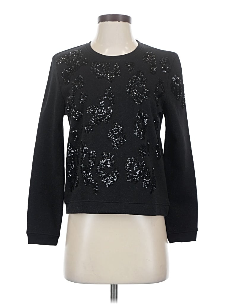 Pre-owned Maje Pullover Sweater In Black