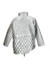 Athleta 100% Nylon Metallic Silver Jacket Size 3X - photo 2