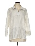 Modern Works Ivory Long Sleeve Blouse Size S - photo 1