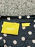 Maeve 100% Rayon Polka Dots Black Long Sleeve Blouse Size XS - photo 7