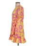Only Floral Graphic Multi Color Yellow Casual Dress Size S - photo 5