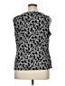 Evan Picone Black Sleeveless Blouse Size XL - photo 2