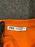 Zara Solid Orange Cocktail Dress Size S - photo 7