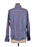 L.L.Bean Checkered-gingham Teal Long Sleeve Button-Down Shirt Size L - photo 2