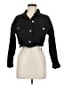 Shein Black Denim Jacket Size 6 - photo 1