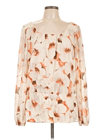 St. John Long Sleeve Silk Top (view 1)