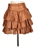 Do & Be 100% Polyester Brown Formal Skirt Size S - photo 2