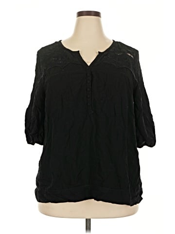 Solitaire 3/4 Sleeve Blouse (view 1)