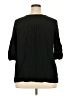 Solitaire Black 3/4 Sleeve Blouse Size 3X - photo 2