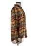 Zara Plaid Brown Long Sleeve Blouse Size M - photo 4