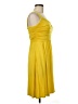 Unbranded Solid Yellow Cocktail Dress Size M (estimated) - photo 4