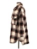 Sanctuary Plaid Multi Color Brown Coat Size M - photo 5