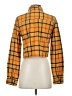 PS/LA 100% Cotton Plaid Yellow Long Sleeve Blouse Size S - photo 2