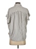 Madewell 100% Viscose Stripes Ivory Short Sleeve Blouse Size XXS - photo 2