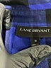 Lane Bryant Plaid Blue Long Sleeve Button-Down Shirt Size 18 - photo 7