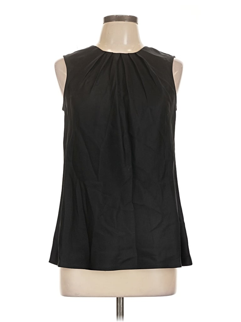 Pre-owned Talbots Sleeveless Blouse In Black