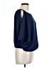 Iz Byer Blue Short Sleeve Blouse Size L - photo 4