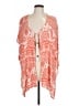 Bobeau 100% Rayon Orange Kimono Size L - photo 1