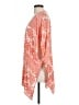 Bobeau 100% Rayon Orange Kimono Size L - photo 5
