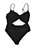 Unbranded Solid Black One Piece Swimsuit Size S (estimated) - photo 1