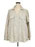 Athleta 100% Polyester Gray 3/4 Sleeve Blouse Size 2X - photo 1